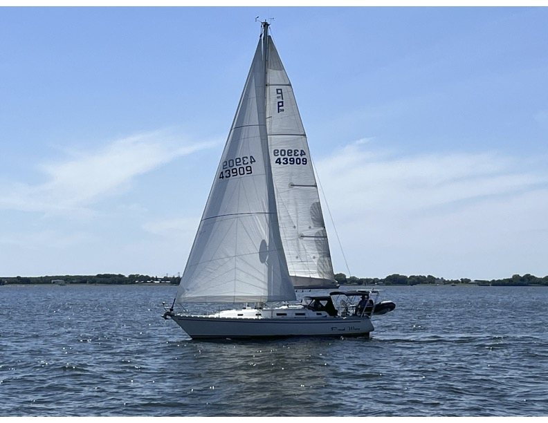 Proud Mary sailing on the Chesapeake Bay